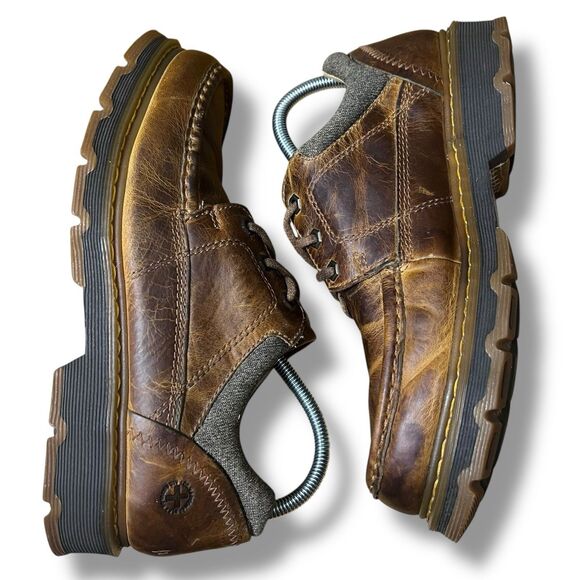 Dr Martens M 9 W11 Brown Leather Boots - Picture 3 of 14